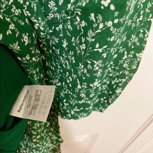 Reformation Cammi Dress Parsley - Picture 7 of 7